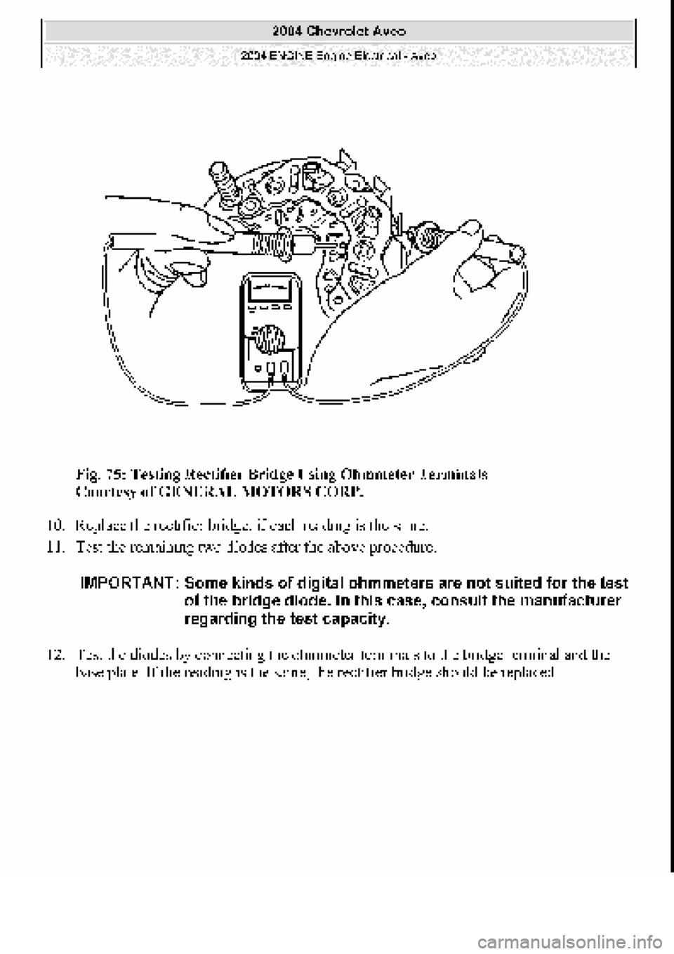 CHEVROLET AVEO 2002  Service Repair Manual 