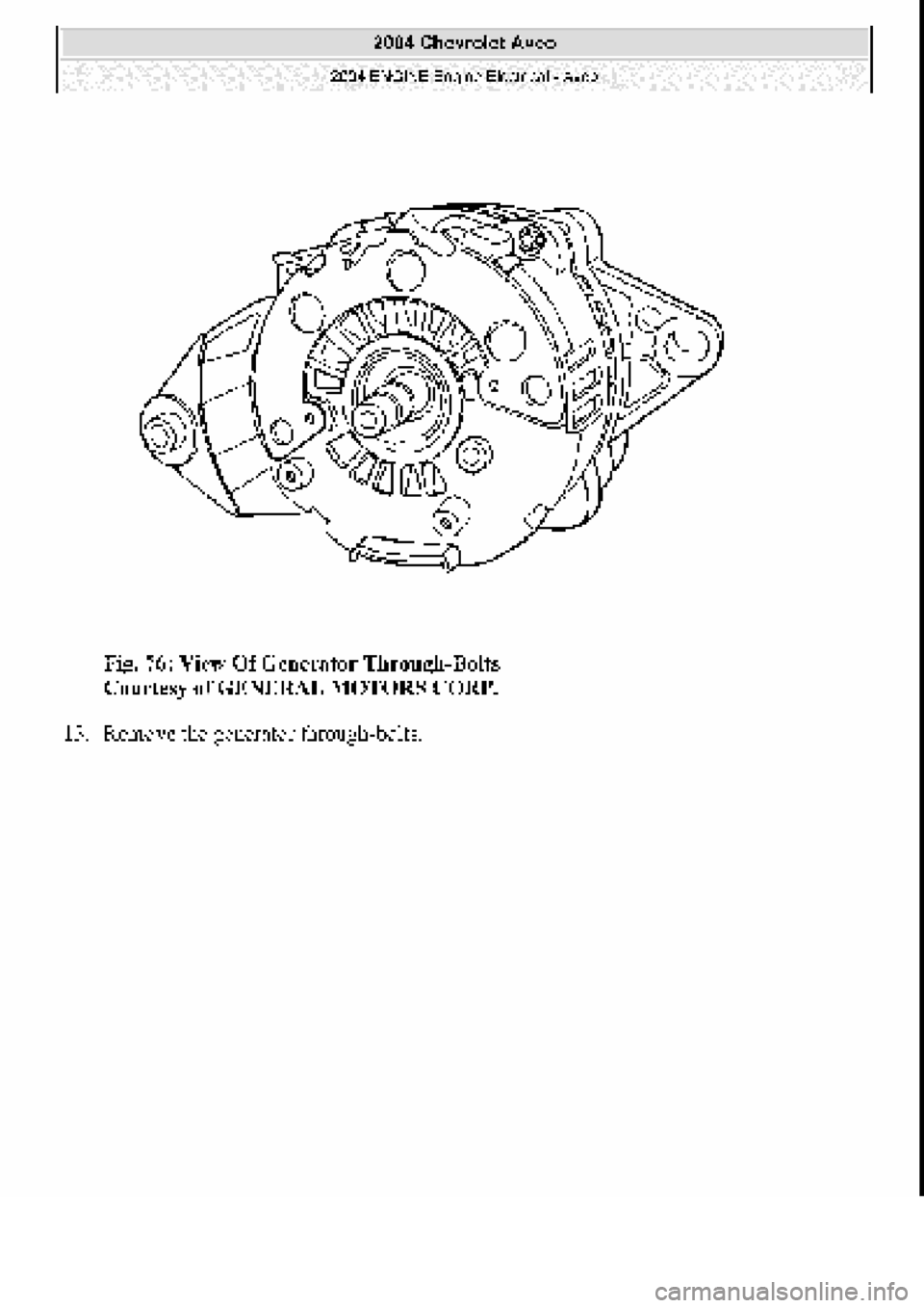 CHEVROLET AVEO 2002  Service Repair Manual 