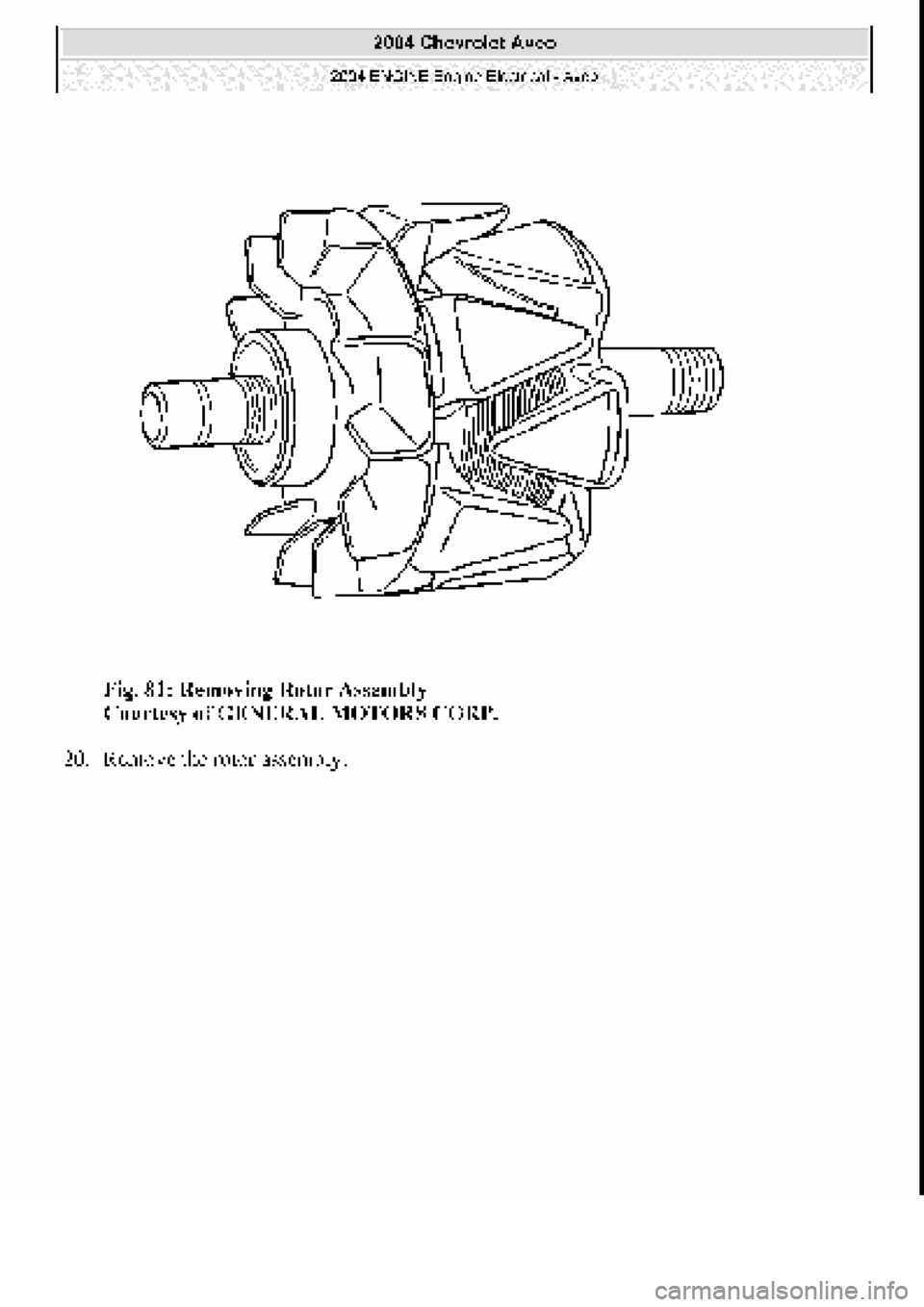 CHEVROLET AVEO 2002  Service Repair Manual 