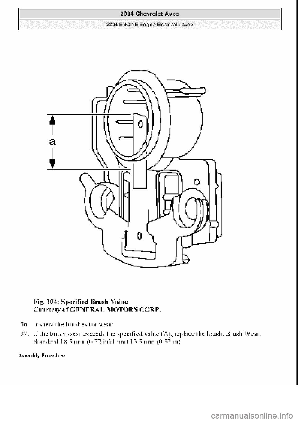 CHEVROLET AVEO 2002  Service Repair Manual 