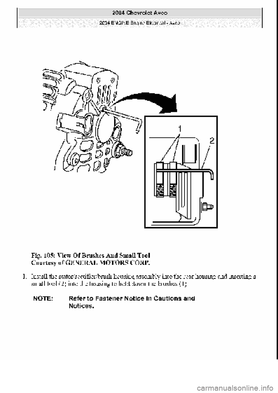 CHEVROLET AVEO 2002  Service Repair Manual 