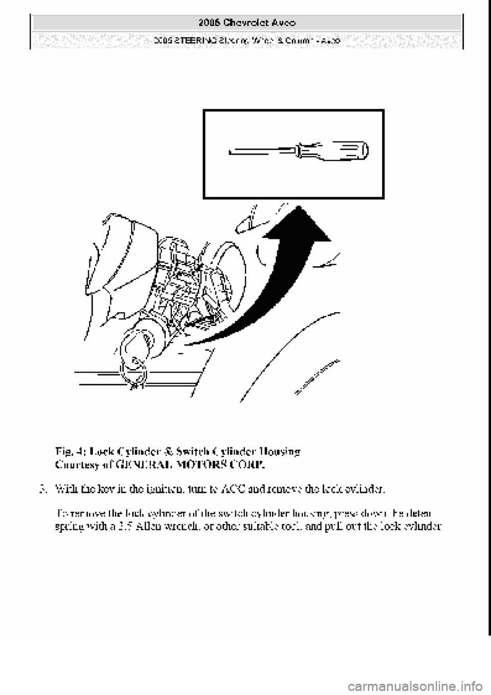 CHEVROLET AVEO 2002  Service Repair Manual 