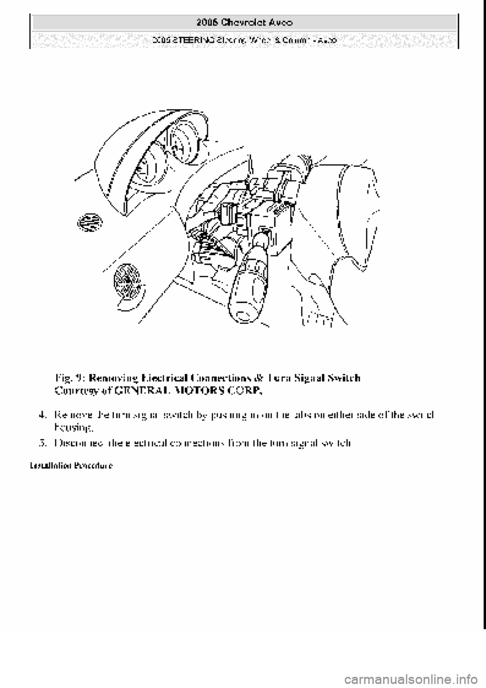 CHEVROLET AVEO 2002  Service Repair Manual 