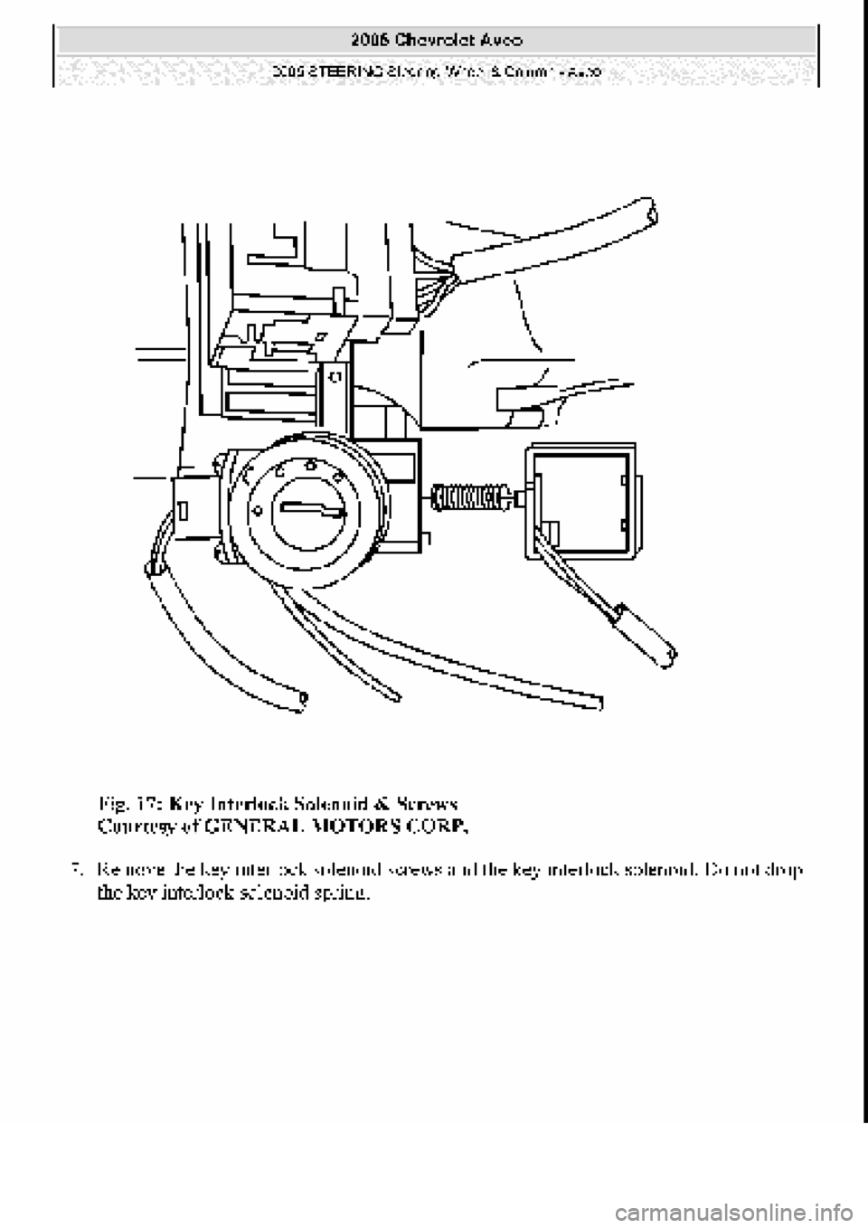 CHEVROLET AVEO 2002  Service Repair Manual 
