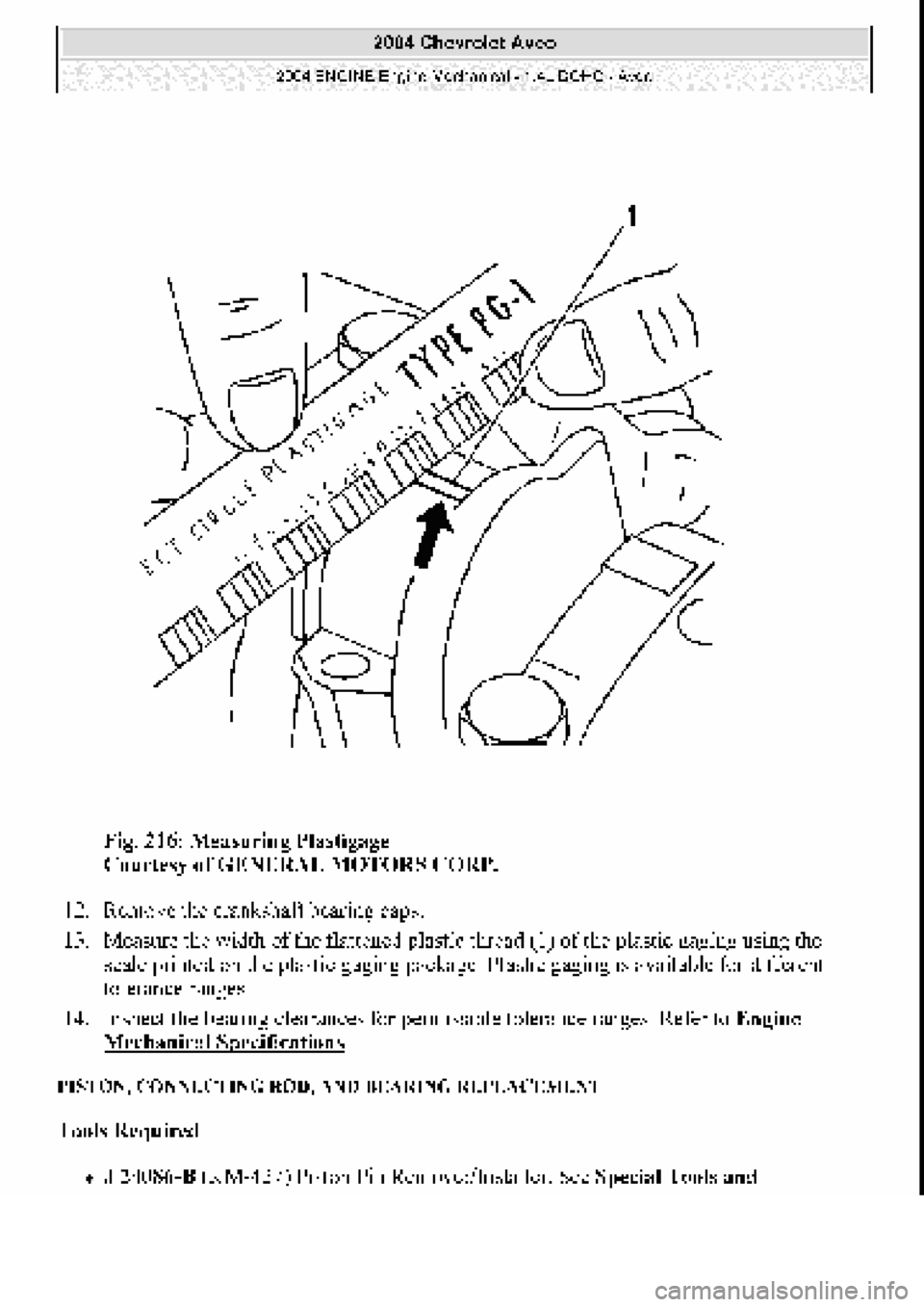 CHEVROLET AVEO 2002  Service Repair Manual 