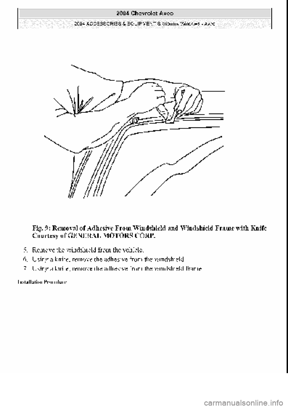 CHEVROLET AVEO 2002  Service Repair Manual 