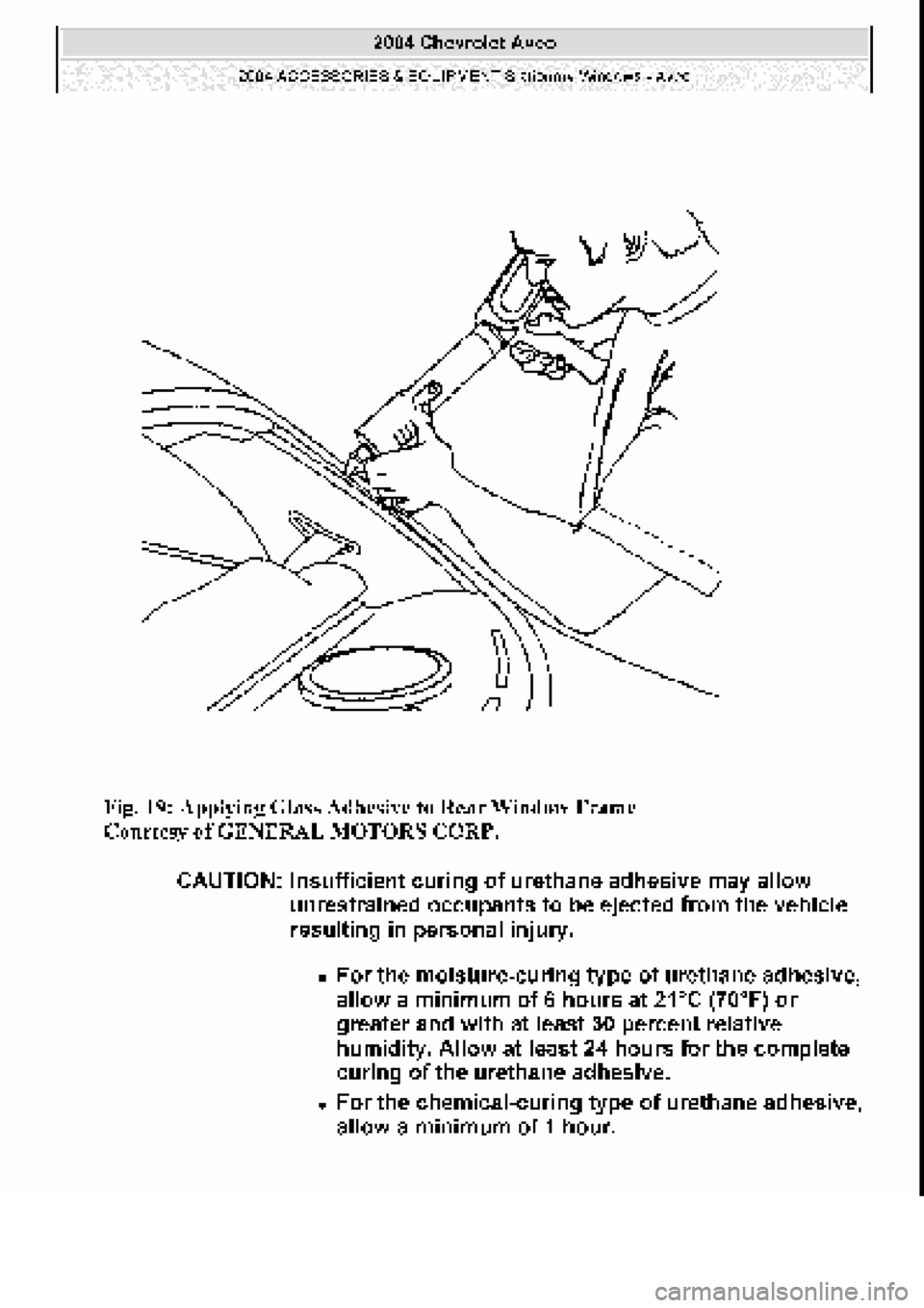 CHEVROLET AVEO 2002  Service Repair Manual 