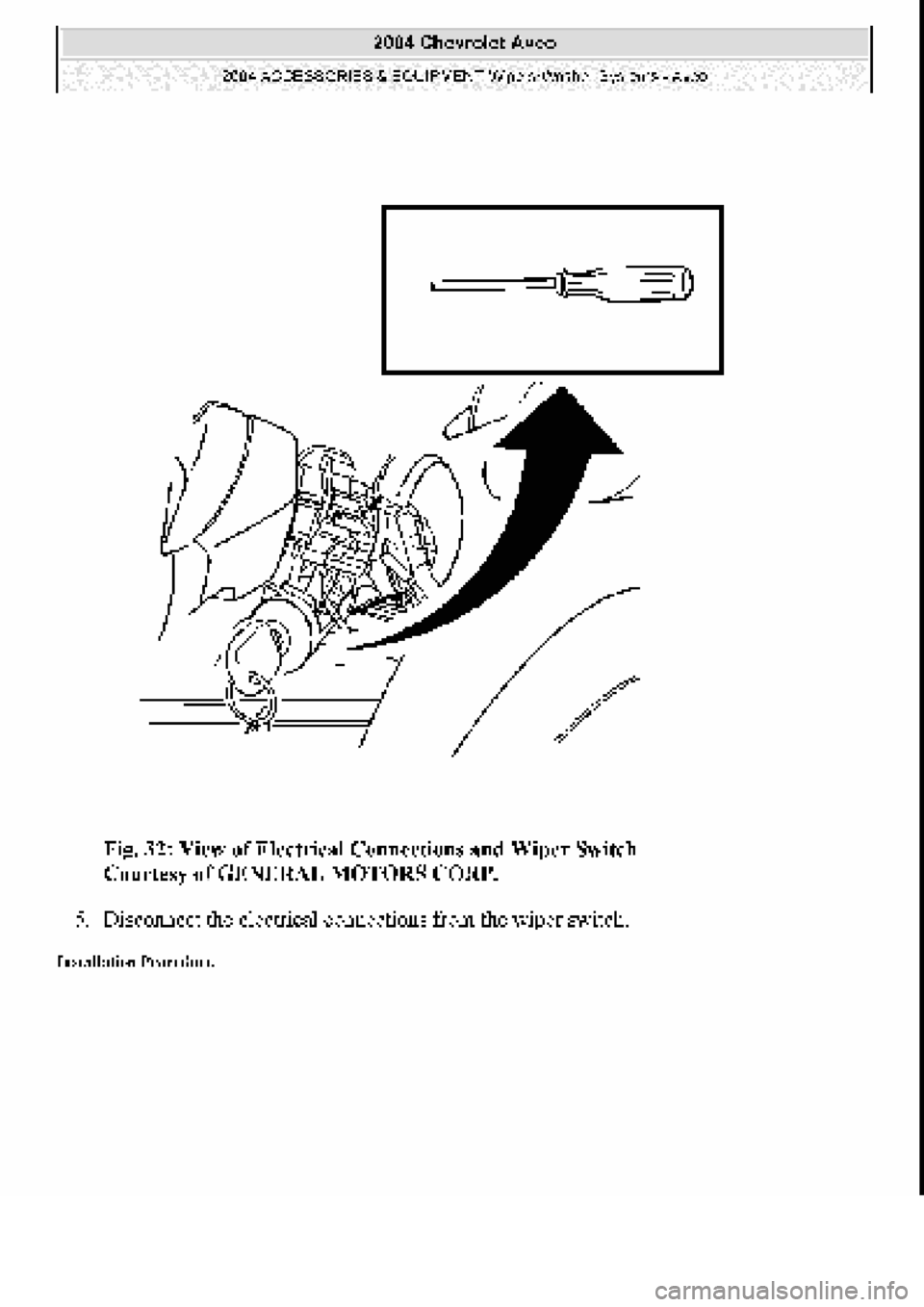 CHEVROLET AVEO 2002  Service Repair Manual 