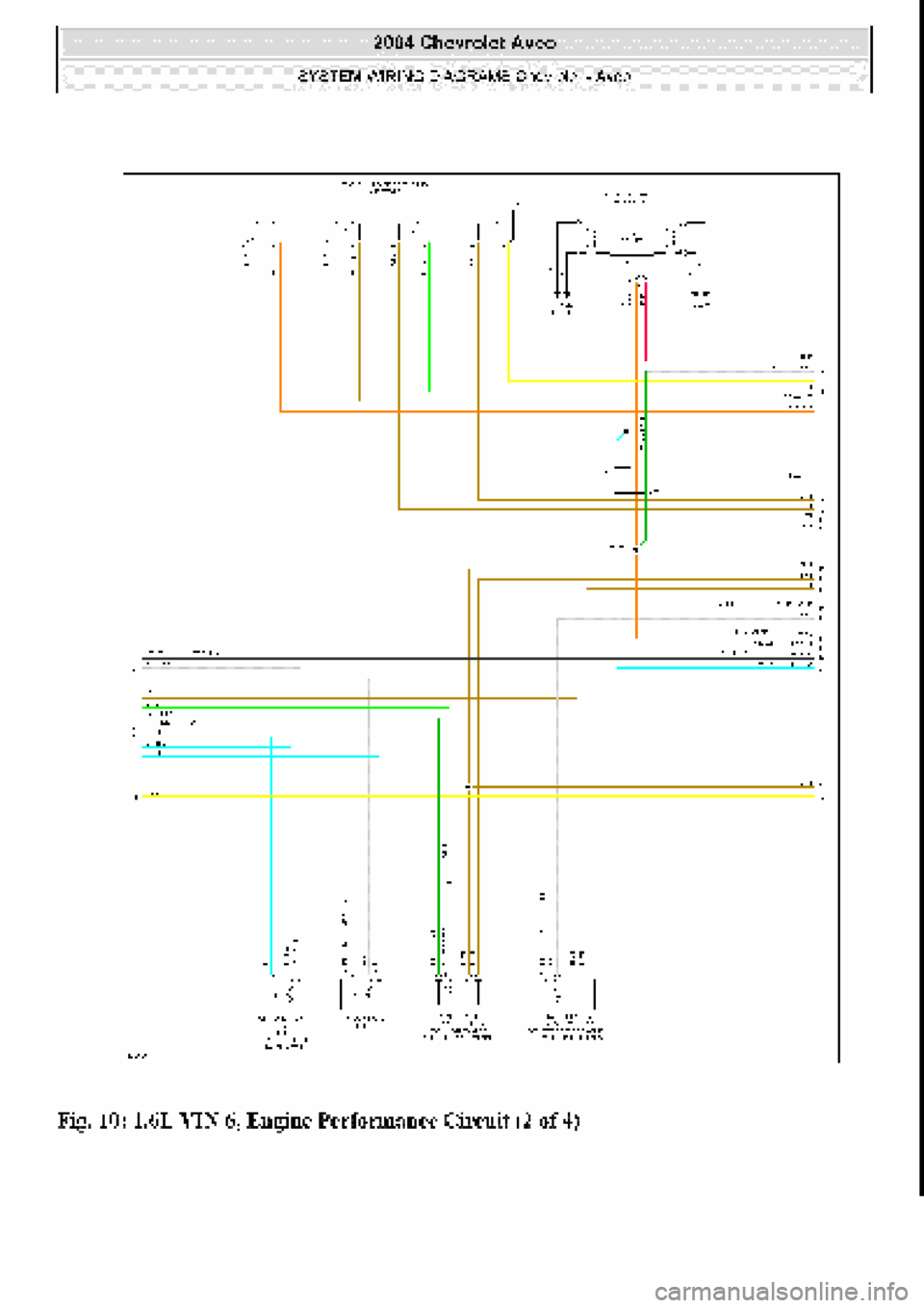CHEVROLET AVEO 2002  Service Repair Manual 