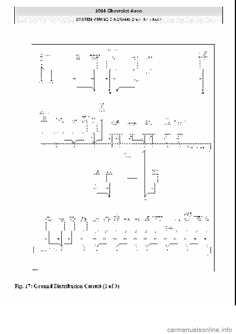 CHEVROLET AVEO 2002  Service Repair Manual 