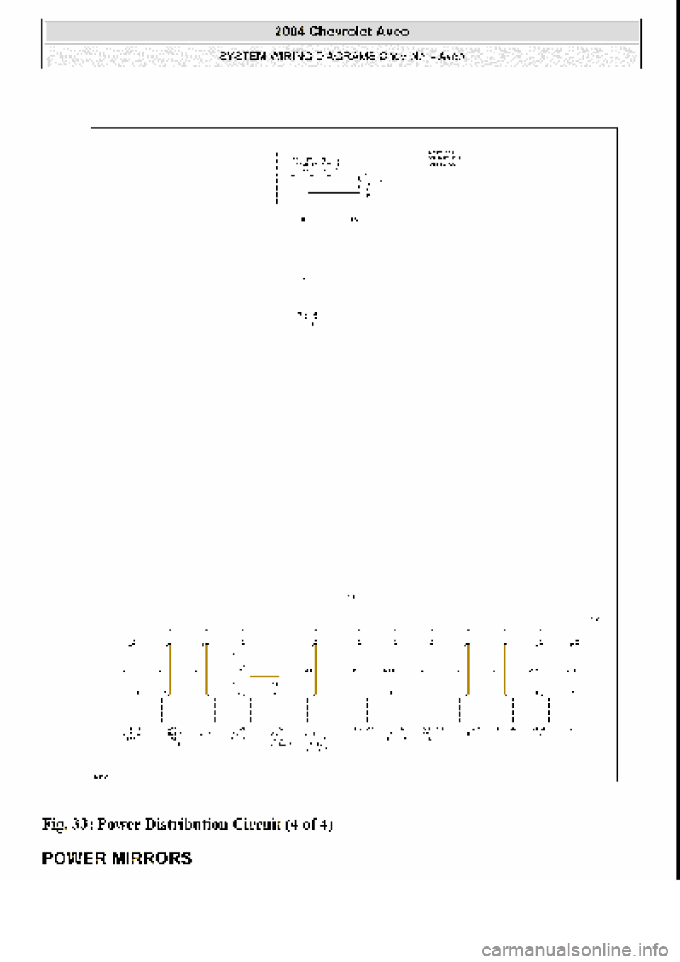 CHEVROLET AVEO 2002  Service Repair Manual 