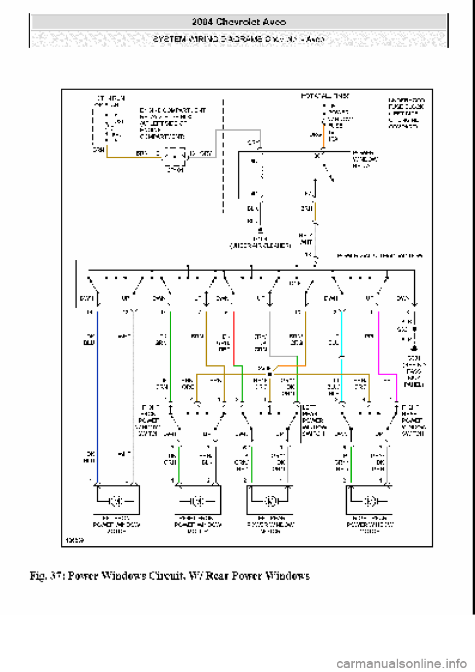 CHEVROLET AVEO 2002  Service Repair Manual 