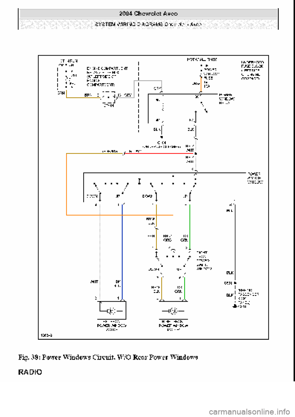 CHEVROLET AVEO 2002  Service Repair Manual 