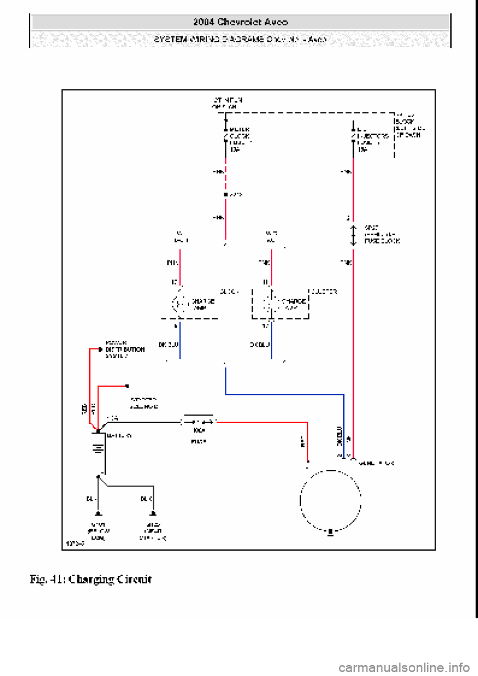CHEVROLET AVEO 2002  Service Repair Manual 