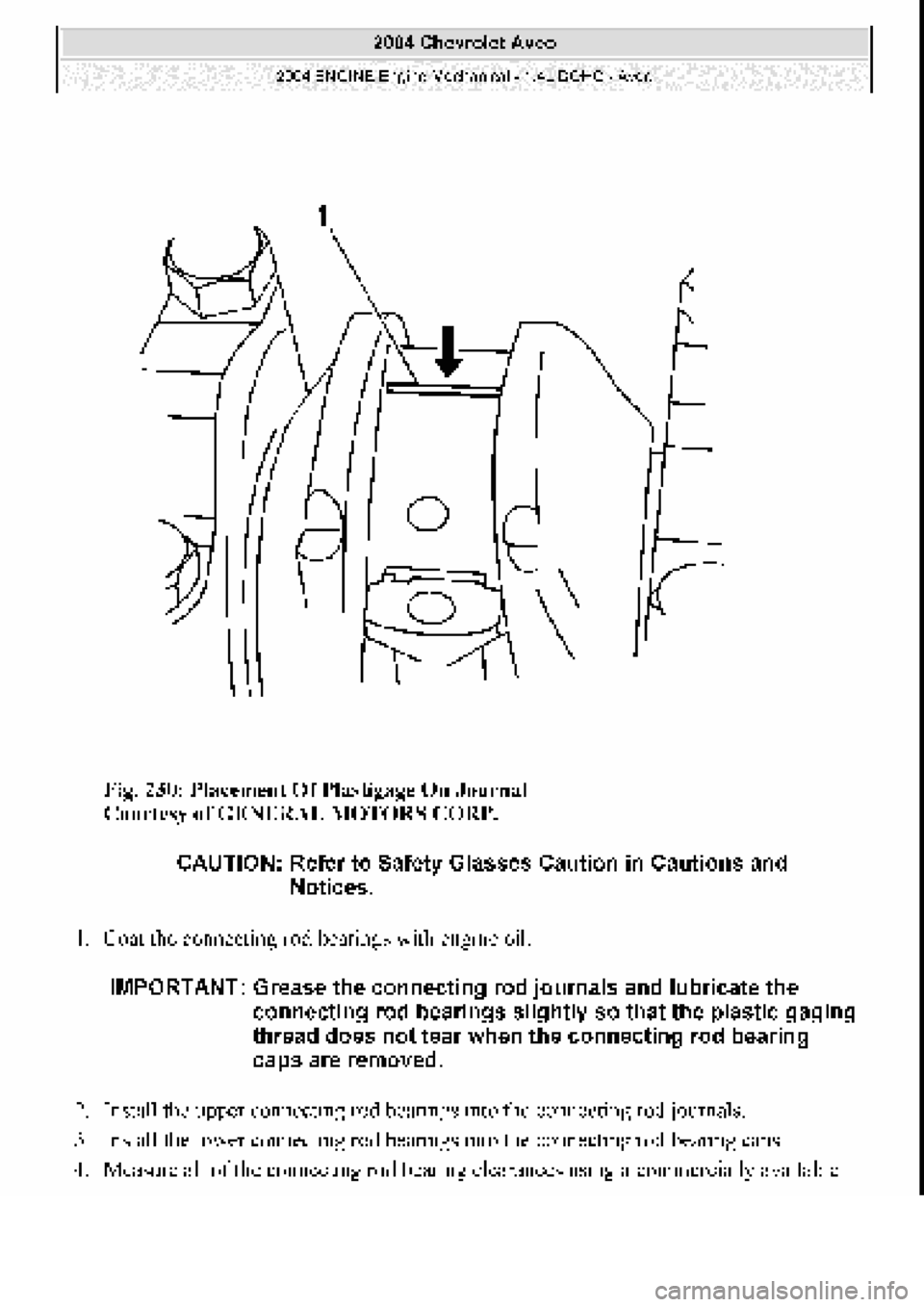 CHEVROLET AVEO 2002  Service Repair Manual 
