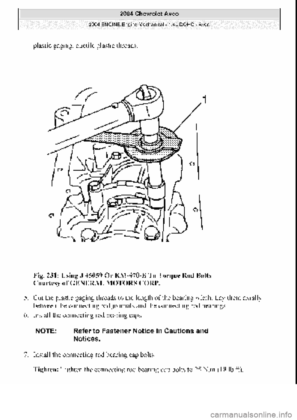 CHEVROLET AVEO 2002  Service Repair Manual 