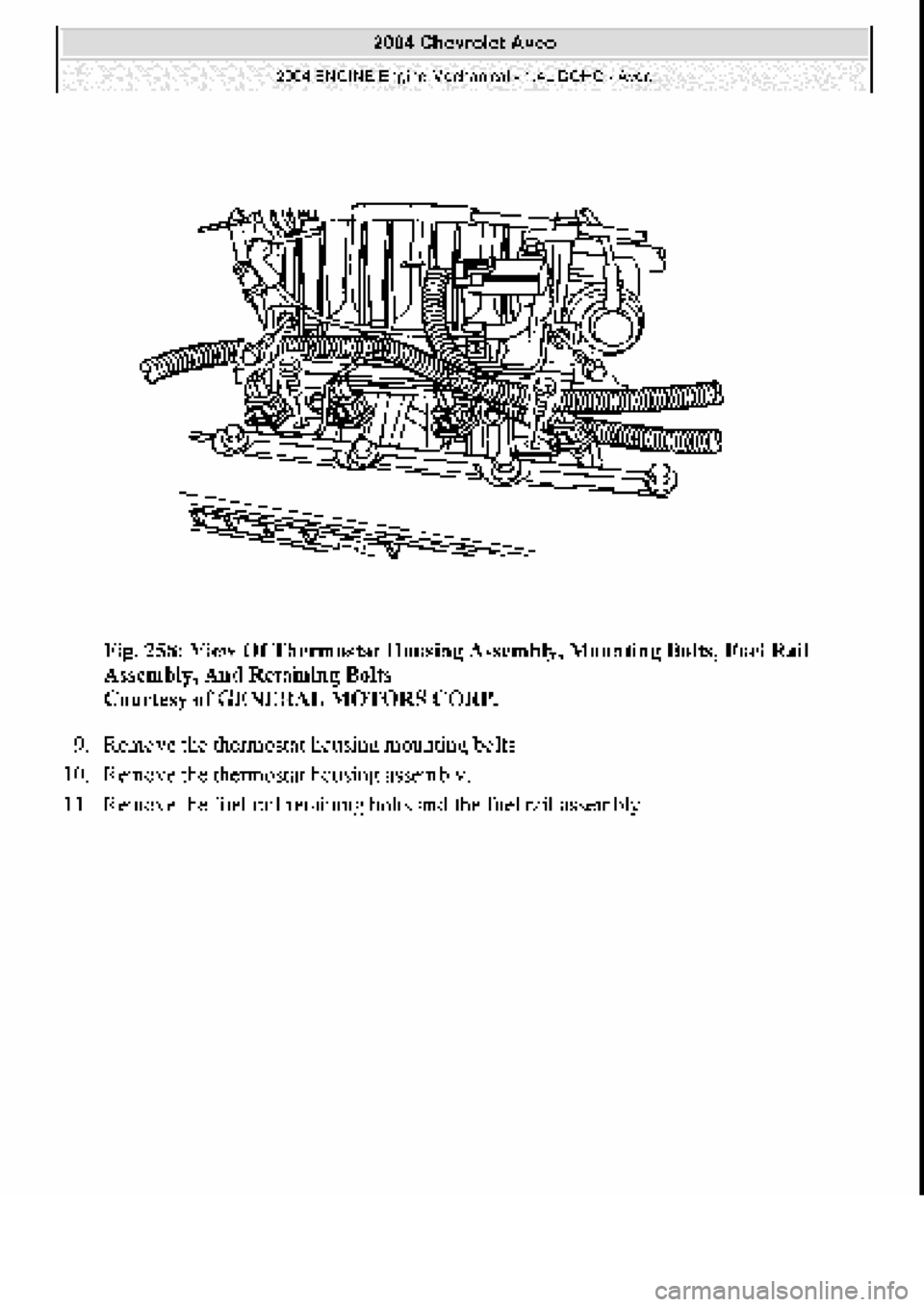 CHEVROLET AVEO 2002  Service Repair Manual 