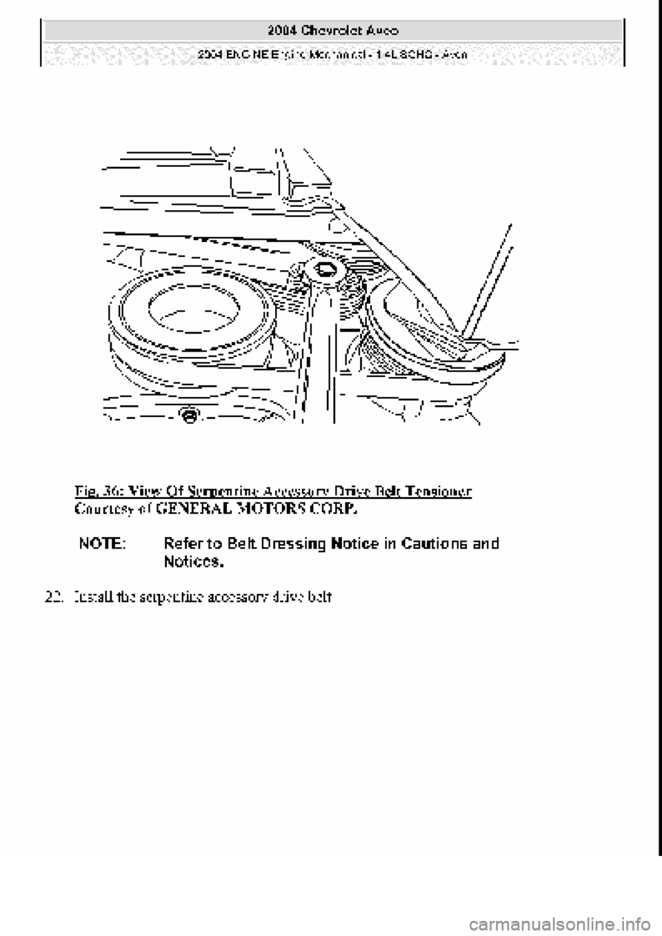 CHEVROLET AVEO 2002  Service Repair Manual 