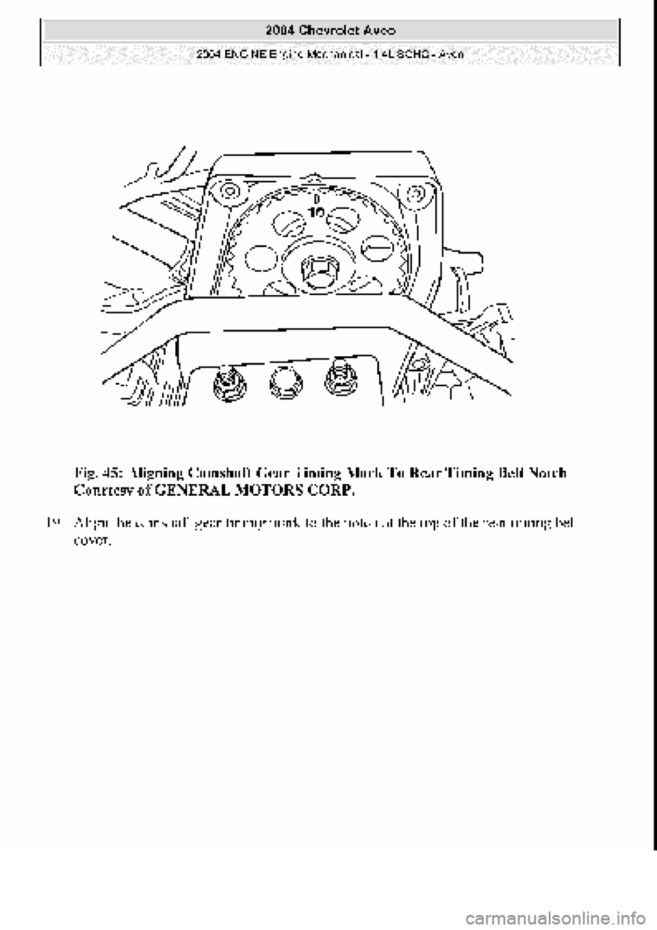CHEVROLET AVEO 2002  Service Repair Manual 