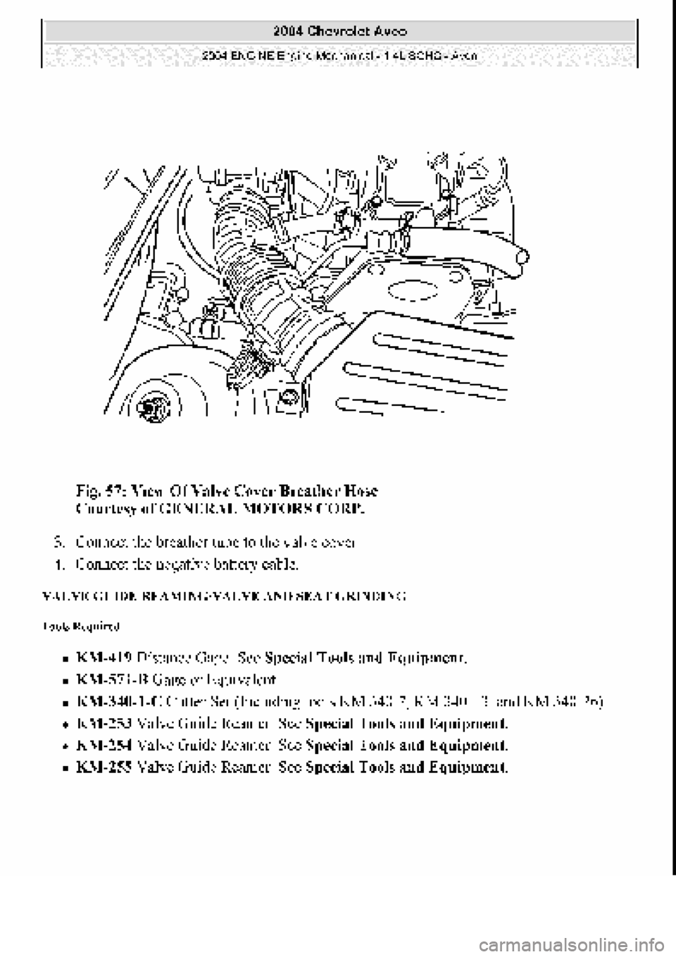 CHEVROLET AVEO 2002  Service Repair Manual 
