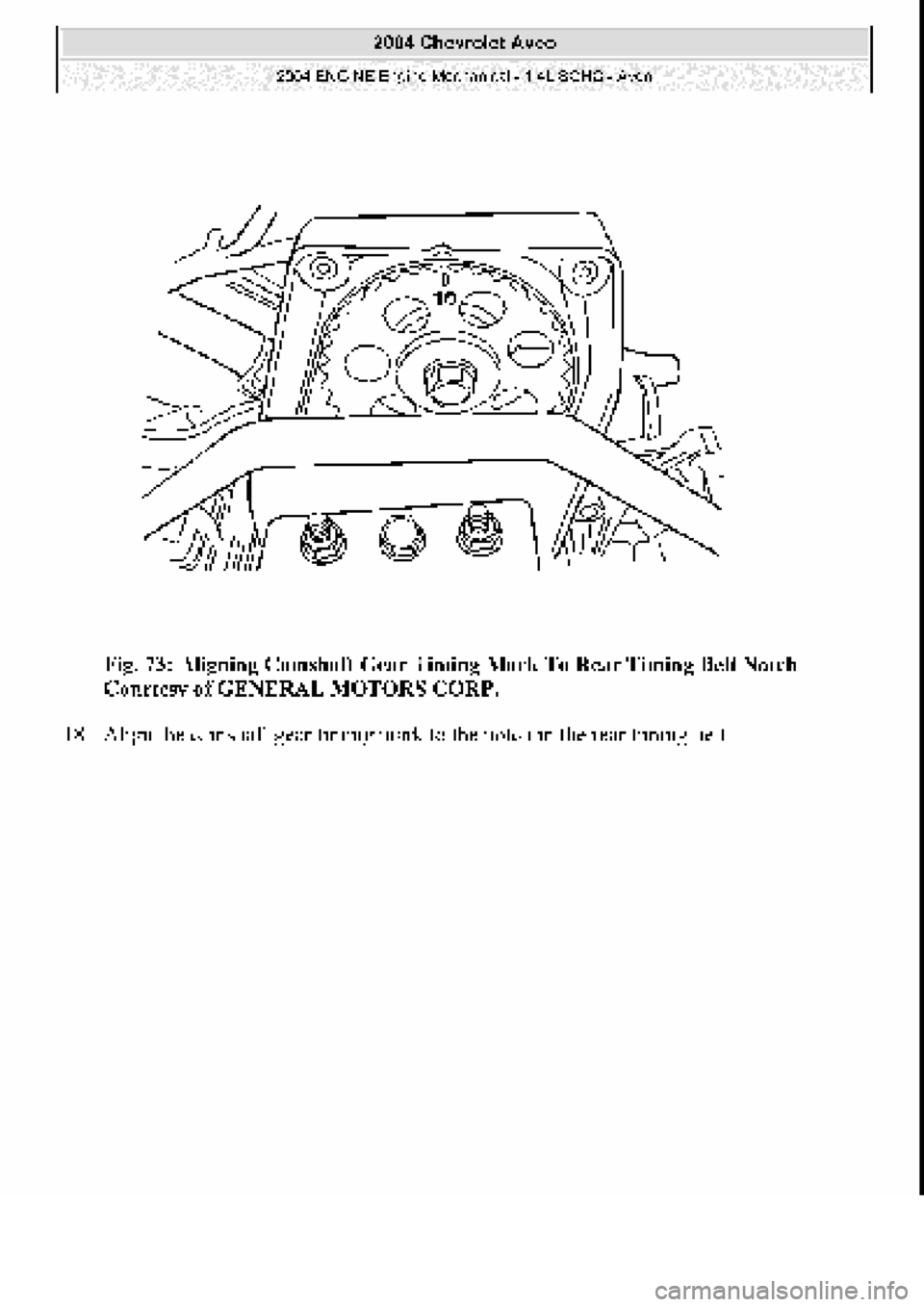 CHEVROLET AVEO 2002  Service Repair Manual 
