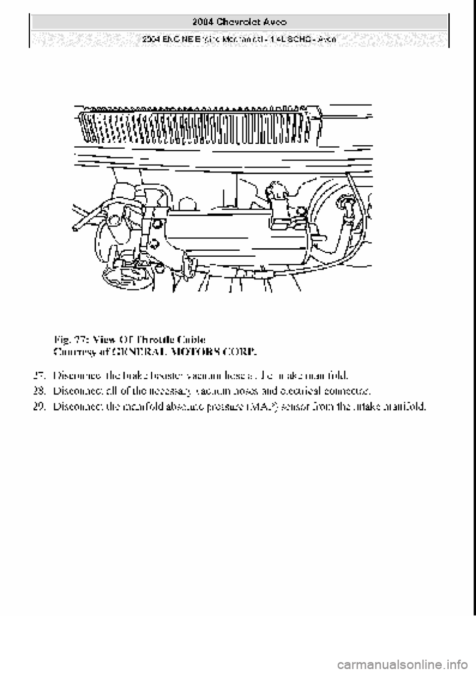 CHEVROLET AVEO 2002  Service Repair Manual 