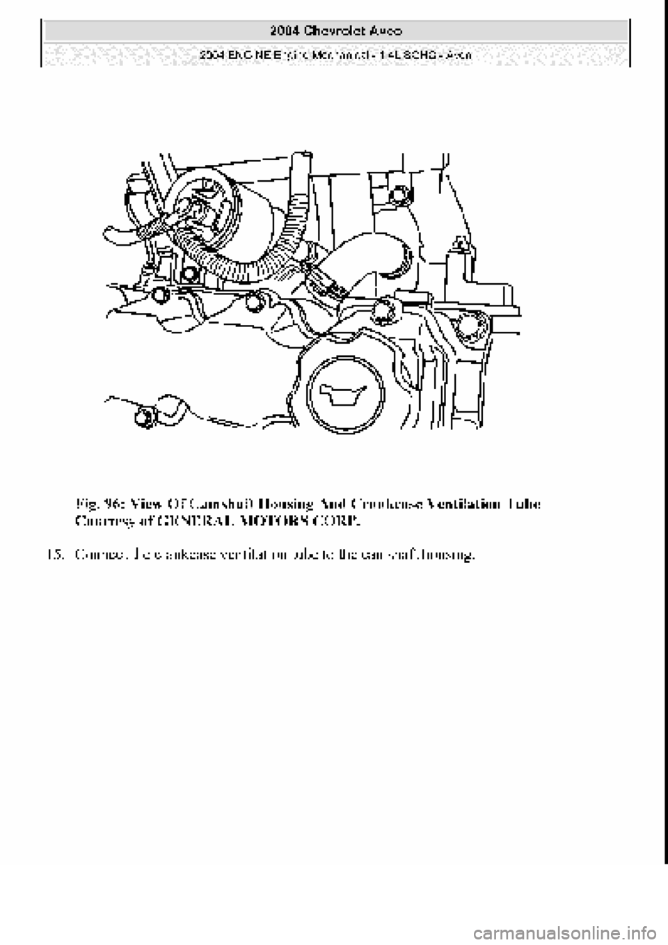 CHEVROLET AVEO 2002  Service Repair Manual 