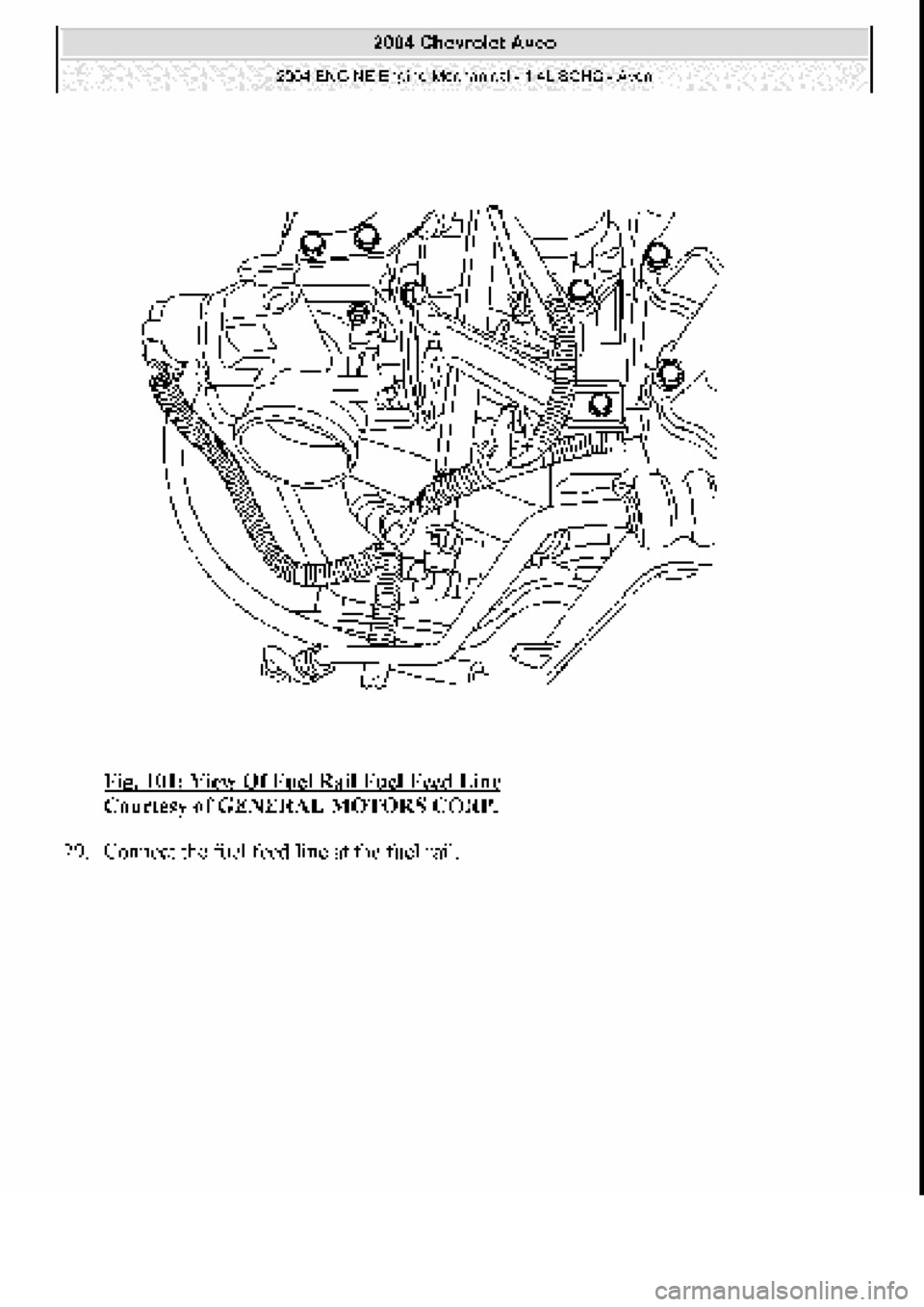 CHEVROLET AVEO 2002  Service Repair Manual 