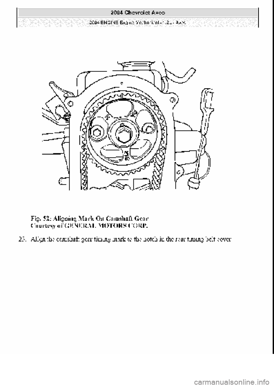 CHEVROLET AVEO 2002  Service Repair Manual 