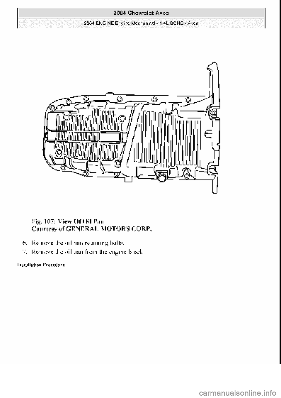 CHEVROLET AVEO 2002  Service Repair Manual 