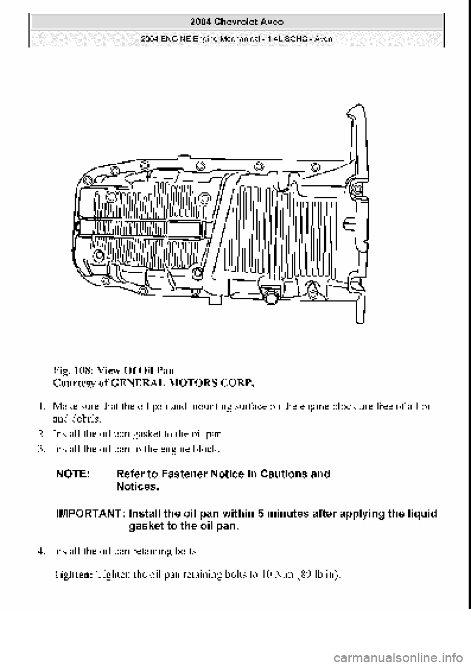 CHEVROLET AVEO 2002  Service Repair Manual 