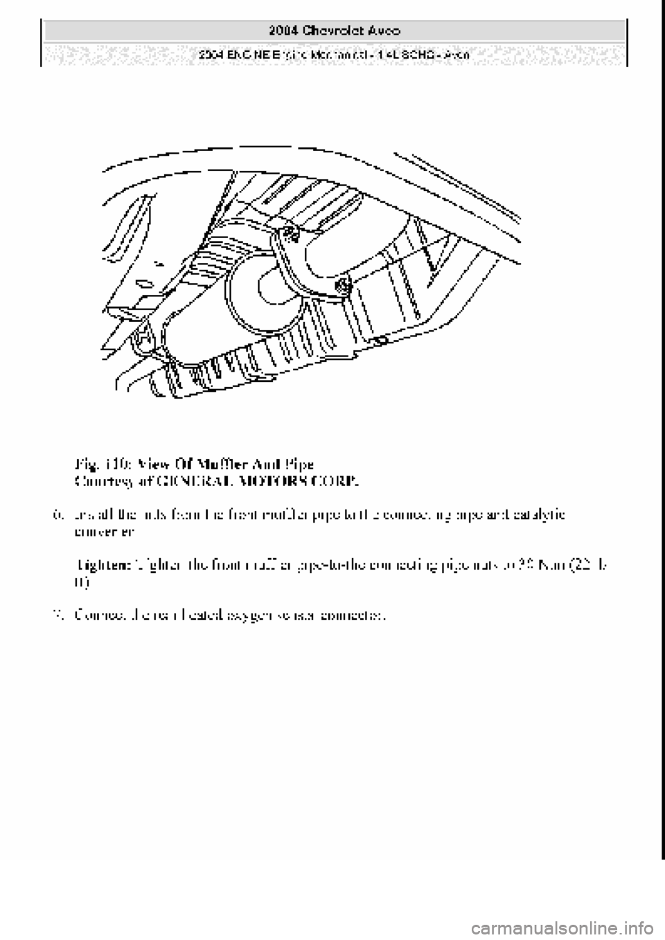 CHEVROLET AVEO 2002  Service Repair Manual 