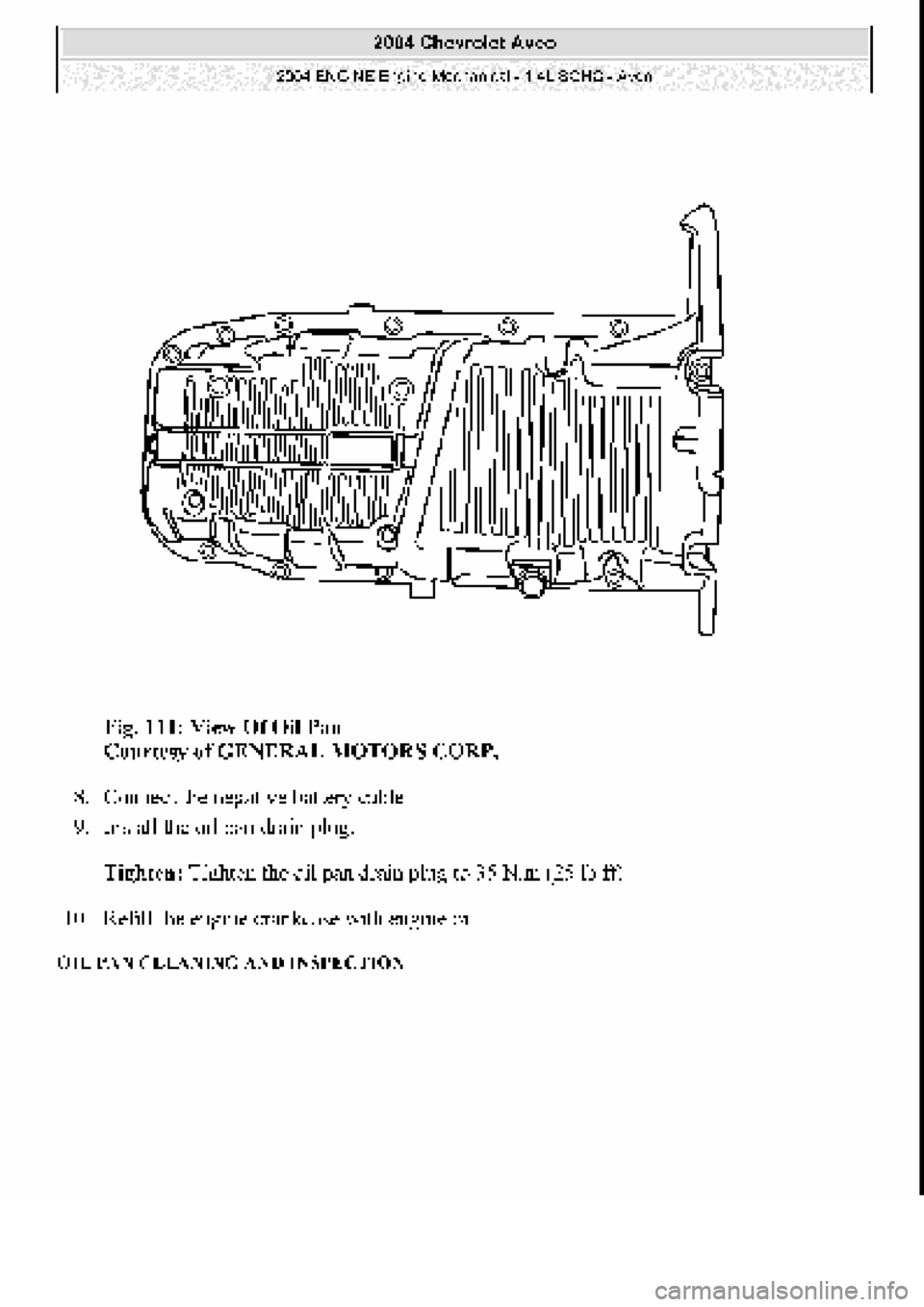 CHEVROLET AVEO 2002  Service Repair Manual 
