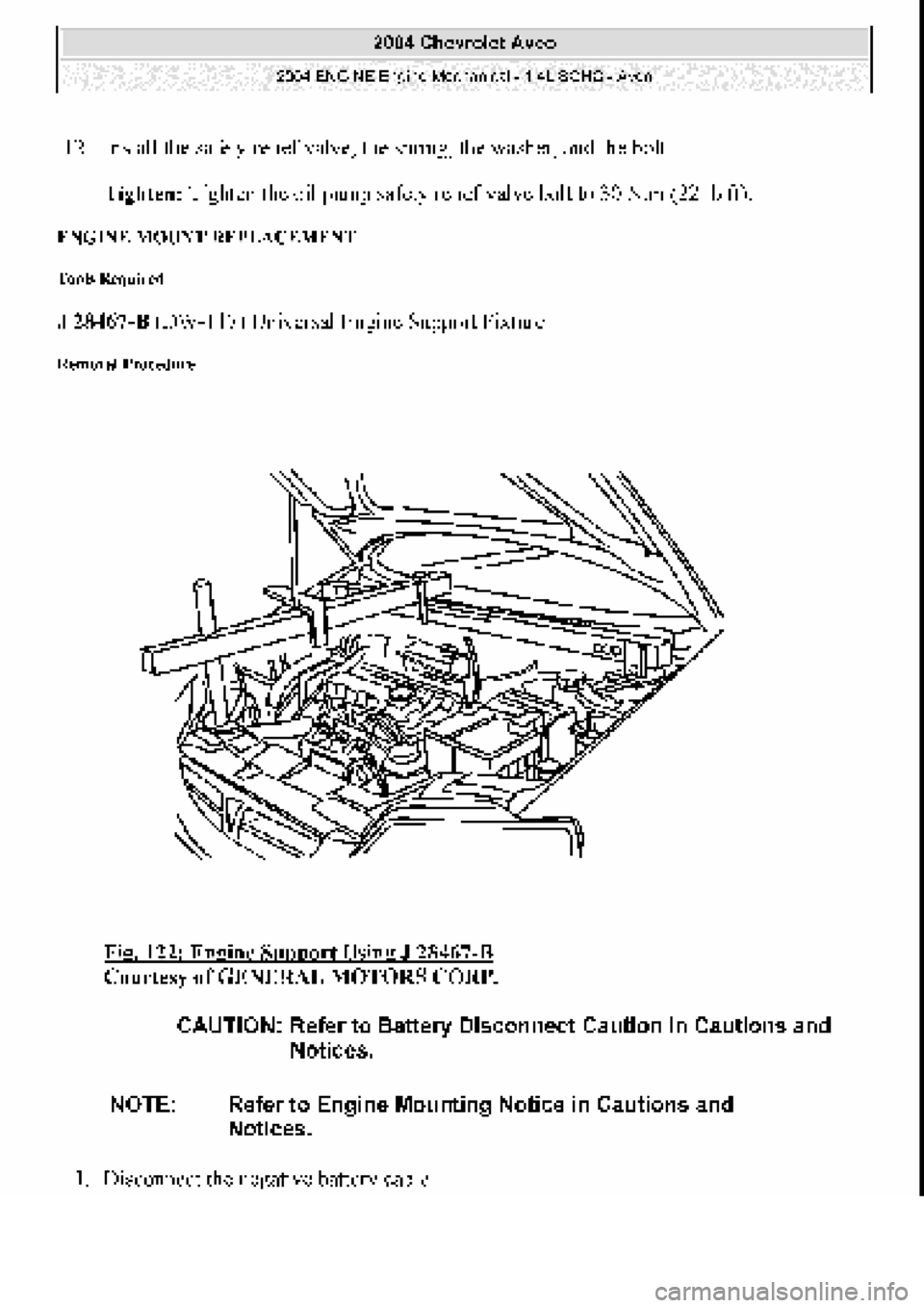 CHEVROLET AVEO 2002  Service Repair Manual 
