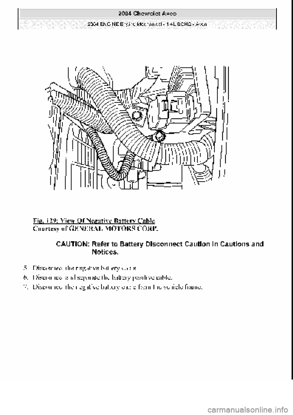 CHEVROLET AVEO 2002  Service Repair Manual 