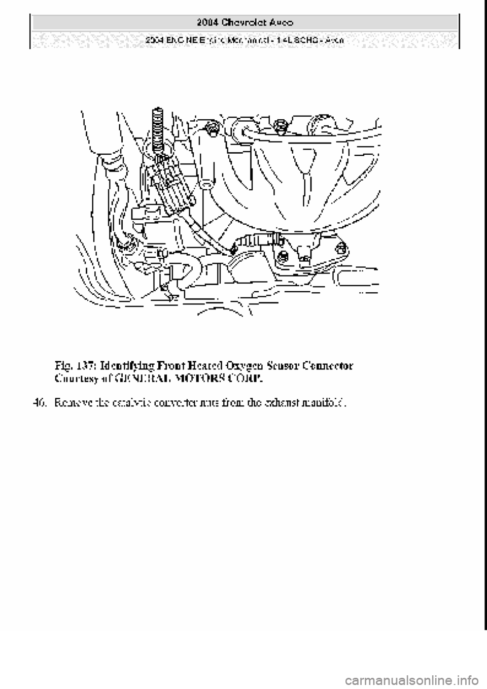 CHEVROLET AVEO 2002  Service Repair Manual 