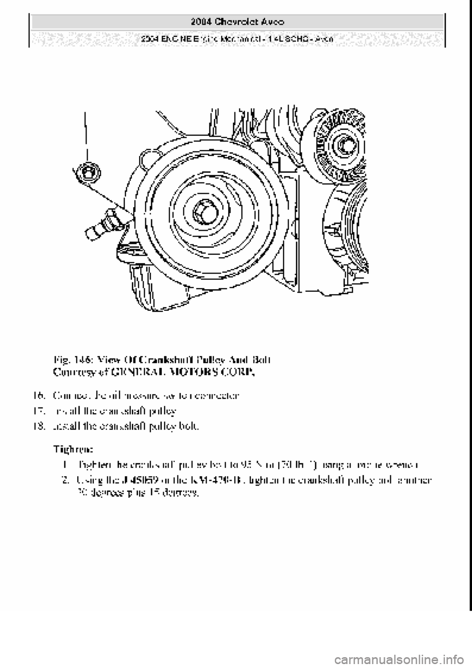 CHEVROLET AVEO 2002  Service Repair Manual 