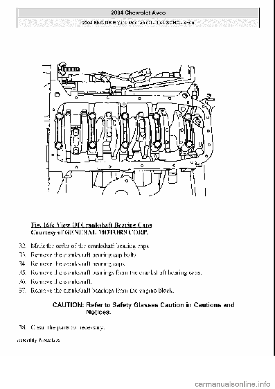 CHEVROLET AVEO 2002  Service Repair Manual 
