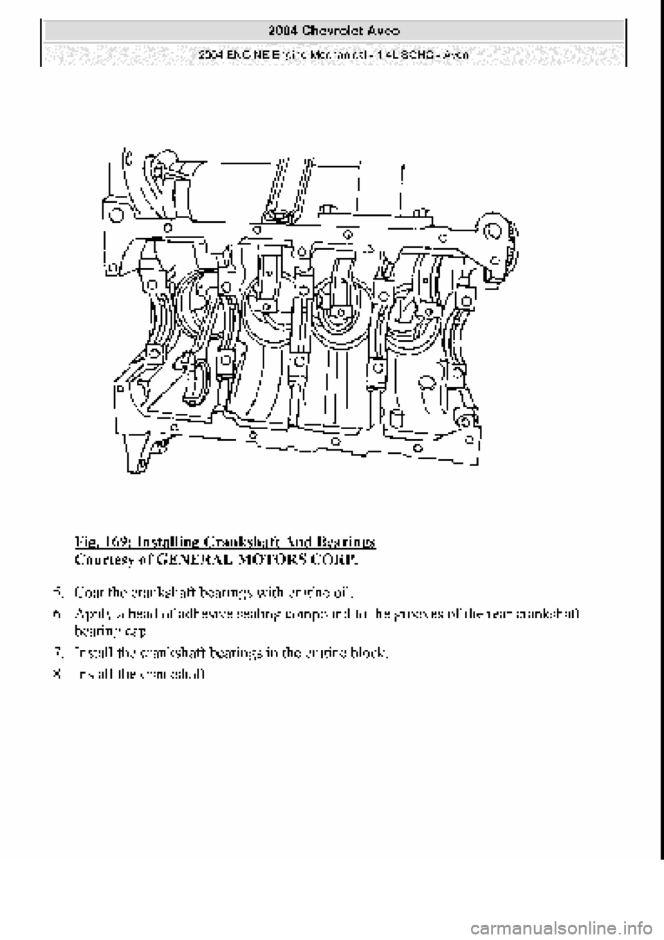 CHEVROLET AVEO 2002  Service Repair Manual 