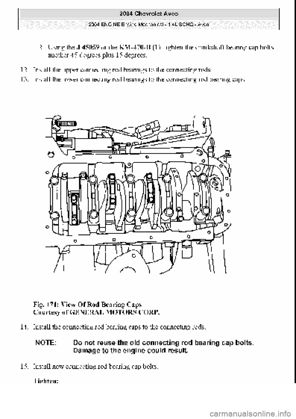CHEVROLET AVEO 2002  Service Repair Manual 
