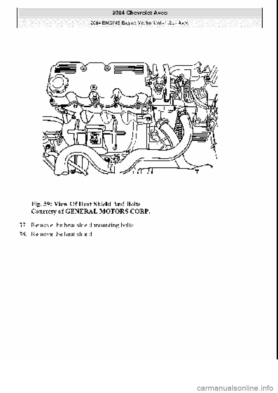CHEVROLET AVEO 2002  Service Repair Manual 