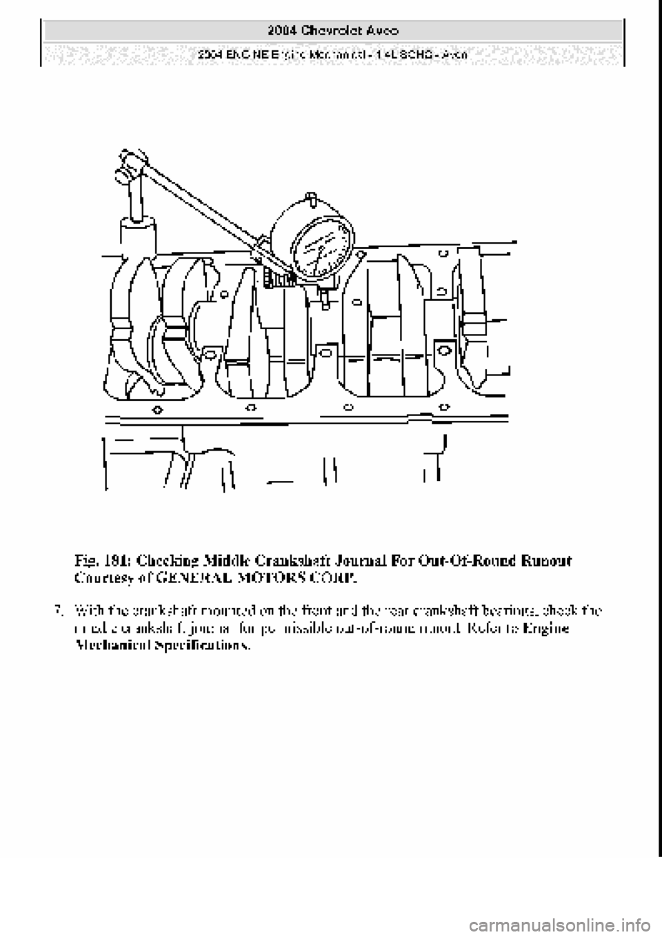 CHEVROLET AVEO 2002  Service Repair Manual 