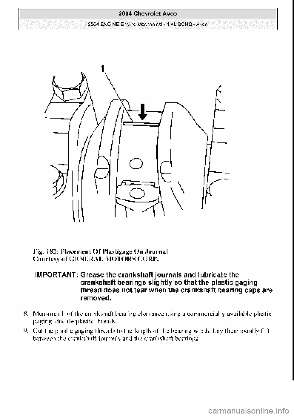 CHEVROLET AVEO 2002  Service Repair Manual 