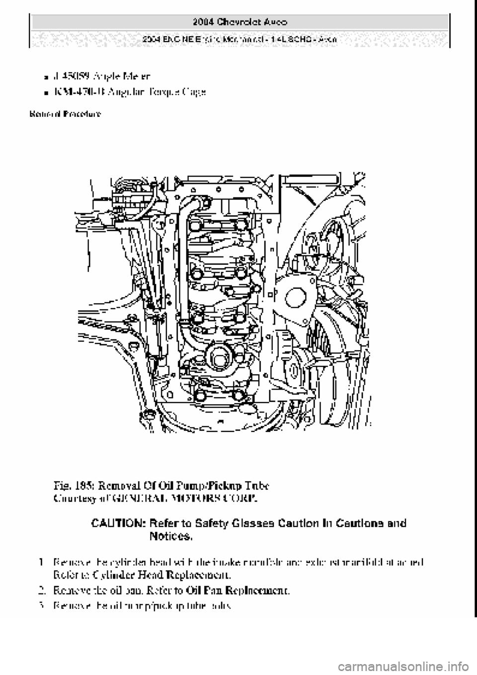 CHEVROLET AVEO 2002  Service Repair Manual 