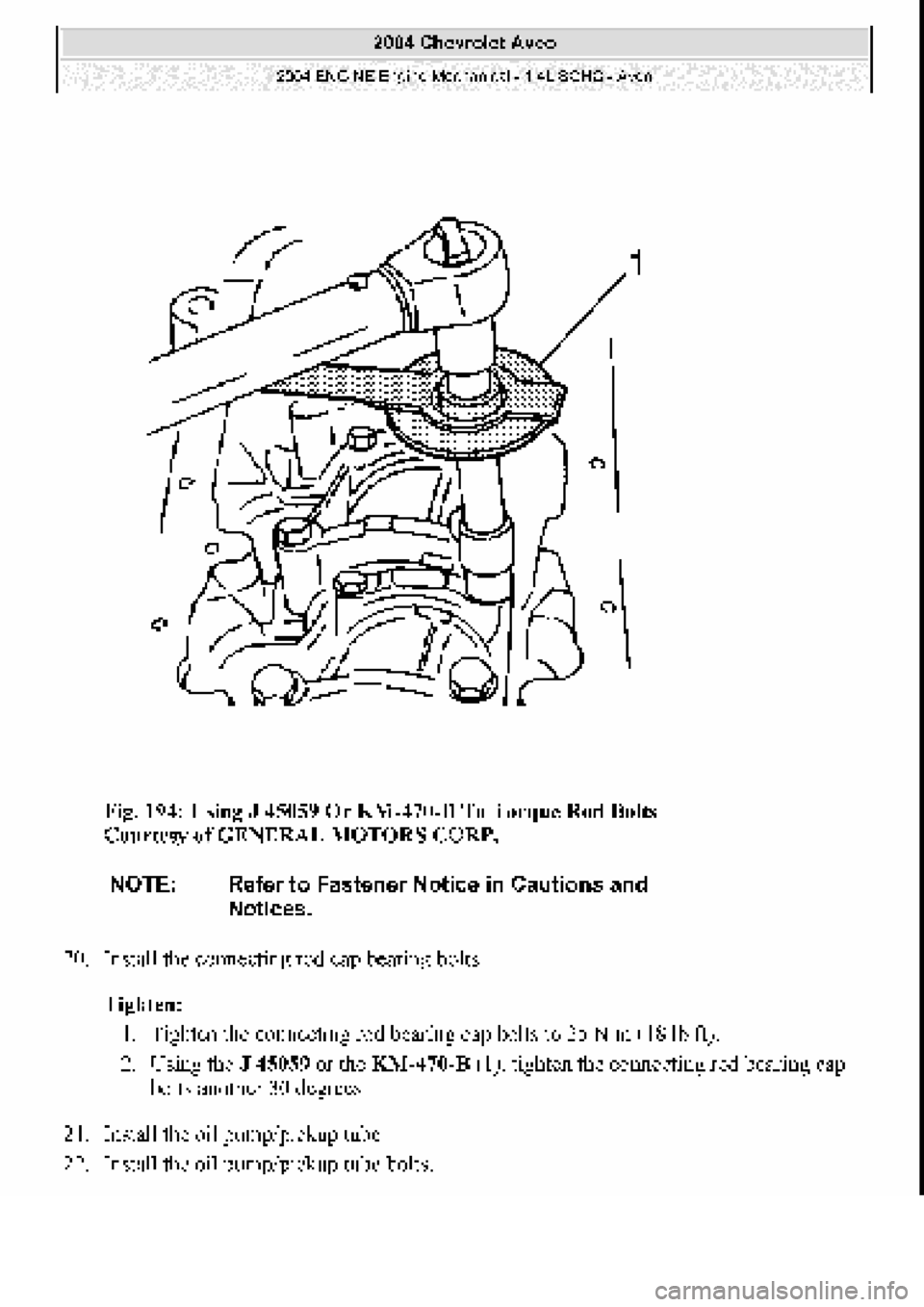 CHEVROLET AVEO 2002  Service Repair Manual 