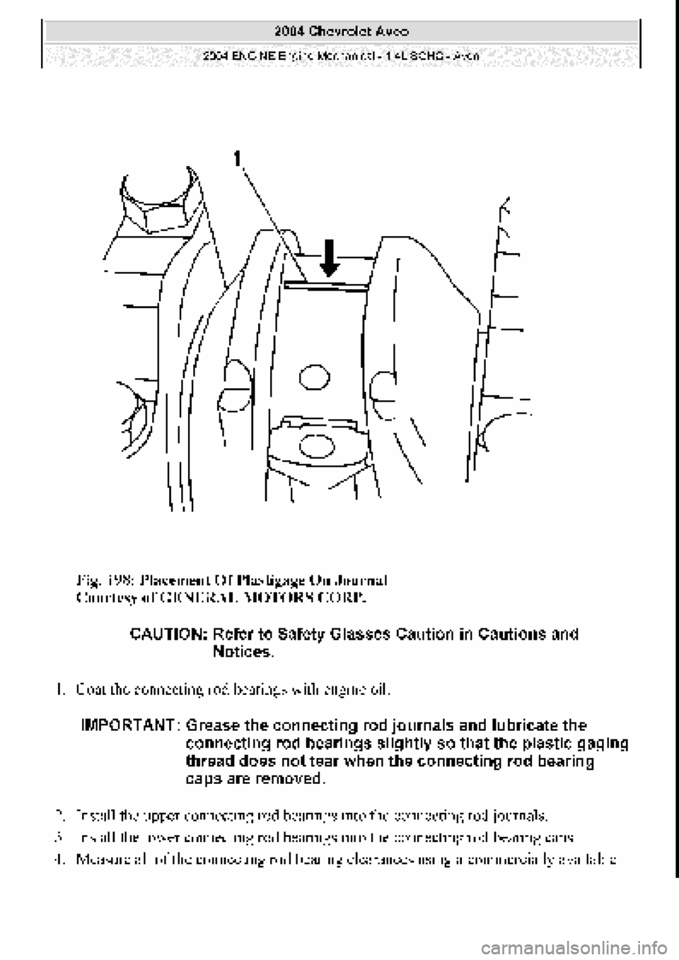 CHEVROLET AVEO 2002  Service Repair Manual 