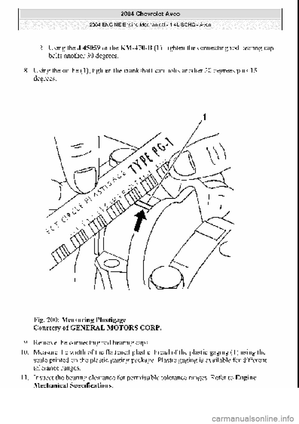 CHEVROLET AVEO 2002  Service Repair Manual 