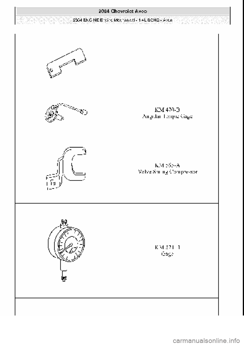 CHEVROLET AVEO 2002  Service Repair Manual 