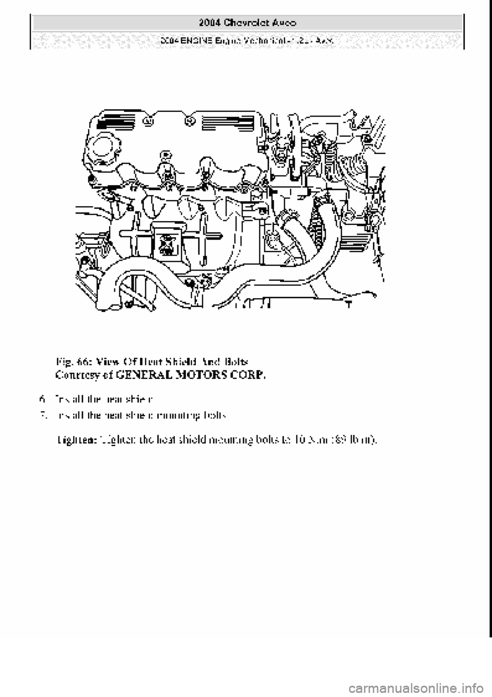 CHEVROLET AVEO 2002  Service Repair Manual 
