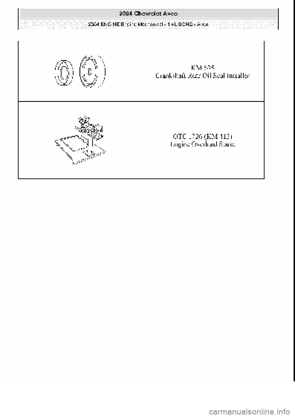 CHEVROLET AVEO 2002  Service Repair Manual 